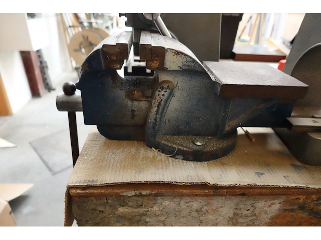 Bankschroef + 2x houders - afbeelding 2 van  6