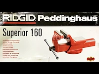 Bankschroef peddinghaus, superior 160 staal gesmeed rood ridgid