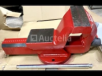 Bankschroef peddinghaus, superior 160 staal gesmeed rood ridgid - afbeelding 3 van  10