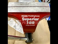 Bankschroef peddinghaus, superior 160 staal gesmeed rood ridgid - afbeelding 4 van  10