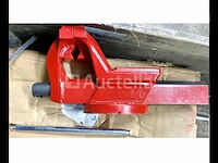 Bankschroef peddinghaus, superior 160 staal gesmeed rood ridgid - afbeelding 7 van  10