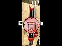 Bankschroef peddinghaus, superior 160 staal gesmeed rood ridgid - afbeelding 8 van  10