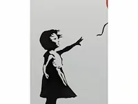Banksy - balloon girl - dibond loting met coa - afbeelding 2 van  5