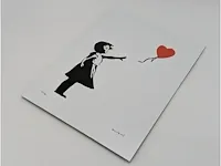 Banksy - balloon girl - dibond loting met coa - afbeelding 5 van  5