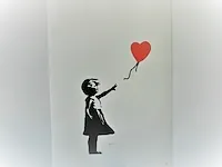 Banksy - girl with balloon - afbeelding 5 van  12