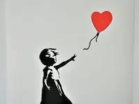 Banksy - girl with balloon - afbeelding 7 van  12