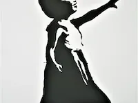Banksy - girl with balloon - afbeelding 9 van  12