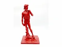 Banksy - sculptuur david (rode editie)