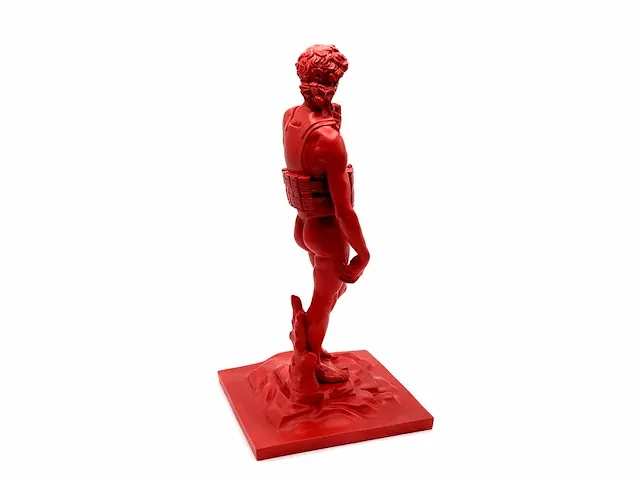 Banksy - sculptuur david (rode editie) - afbeelding 10 van  11
