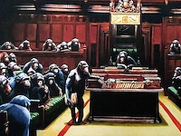Banksy (1974), gebaseerd op - gedecentraliseerd parlement - afbeelding 4 van  7
