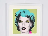Banksy (after) - "kate moss" - 2005 - 50x50 cm - gelimiteerde oplage 30 stuks - certificaat - afbeelding 3 van  5