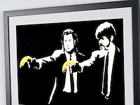 Banksy (after) - "pulp fiction" 2004 - 70x50 cm -70x50 cm - uit privécollectie - nieuwstaat - afbeelding 2 van  7
