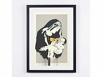 Banksy (after) - "toxic mary 004" - 70x50 cm - gelimiteerde oplage 30 stuks - certificaat - afbeelding 1 van  4