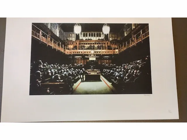 Banksy apes ” ed 150 ex - afbeelding 4 van  4