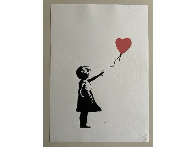 Banksy : baloon girl - afbeelding 1 van  4