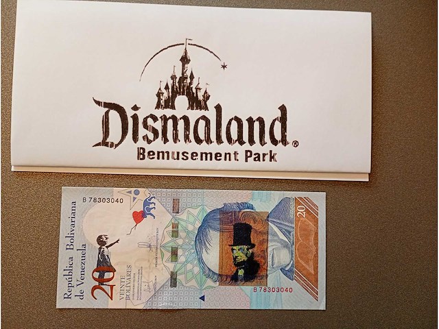 Banksy dismaland bill - afbeelding 1 van  4