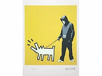 Banksy (geboren 1974), gebaseerd op - barking dog