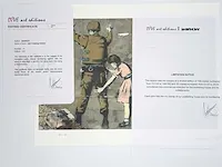 Banksy (geboren in 1974), gebaseerd op - girl frisking soldier - afbeelding 4 van  4