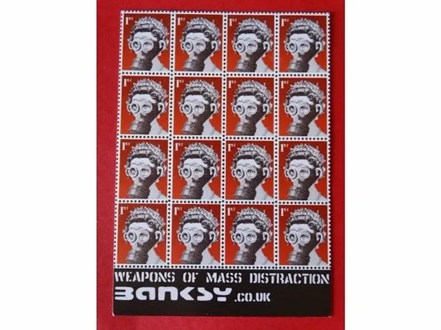 Banksy, wapens van massa afleiding 2001 - afbeelding 3 van  7