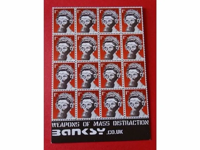 Banksy, wapens van massa afleiding 2001 - afbeelding 4 van  7