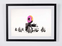 Banksy's (after) donuts 1975 -- 70x50 cm - uit privécollectie - nieuwstaat - afbeelding 1 van  4
