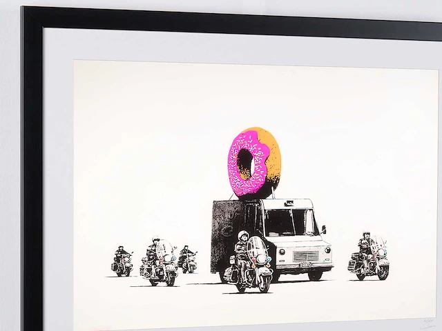 Banksy's (after) donuts 1975 -- 70x50 cm - uit privécollectie - nieuwstaat - afbeelding 3 van  4