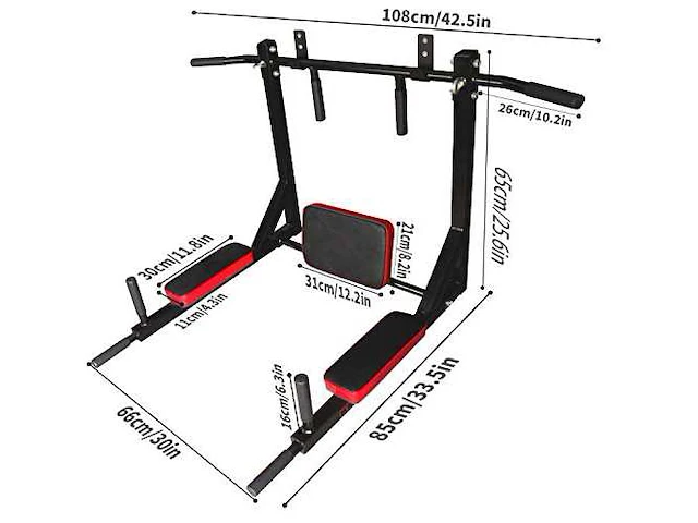 Bar2fit multi optrekstang (10x) - afbeelding 3 van  3