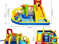 Baralir springkasteel xxl met waterglijbaan - afbeelding 10 van  17
