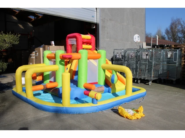 Baralir springkasteel xxl met waterglijbaan - afbeelding 15 van  17