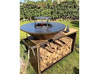 Barbecue handmade welden cortenstaal - afbeelding 1 van  7