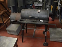Barbecue smoke, 2 parasols op voet (36,34) - afbeelding 4 van  10