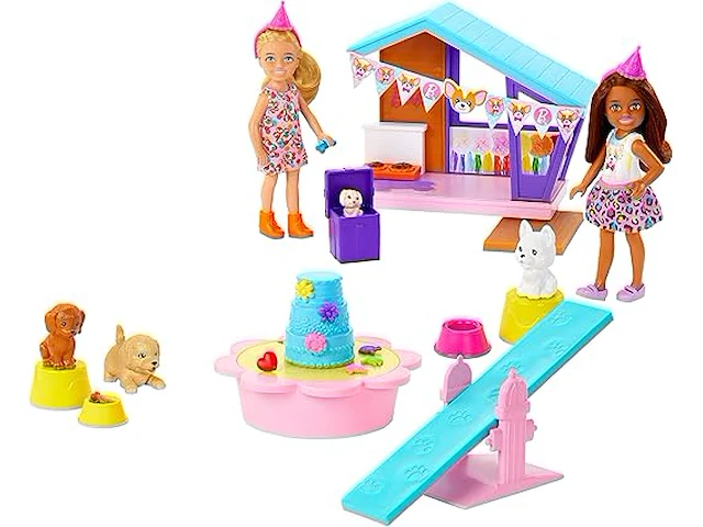Barbie chelsea doggy party - afbeelding 1 van  3