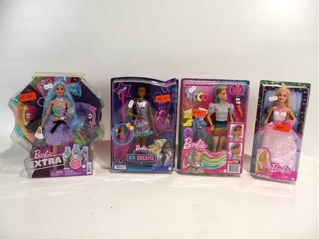 Barbie speelset (x4) - afbeelding 1 van  3