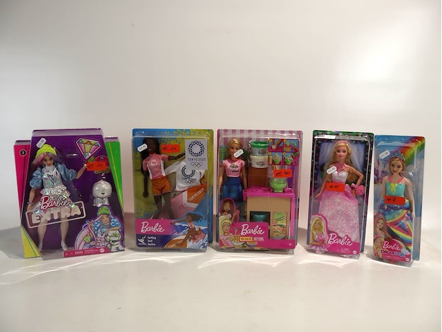 Barbie speelset (x5) - afbeelding 1 van  3