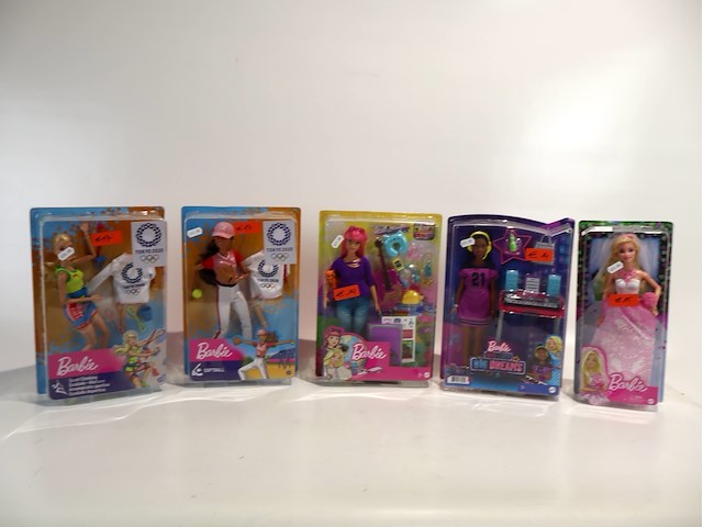 Barbie speelset (x5) - afbeelding 1 van  3