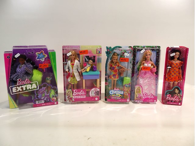 Barbie speelset (x5) - afbeelding 1 van  3