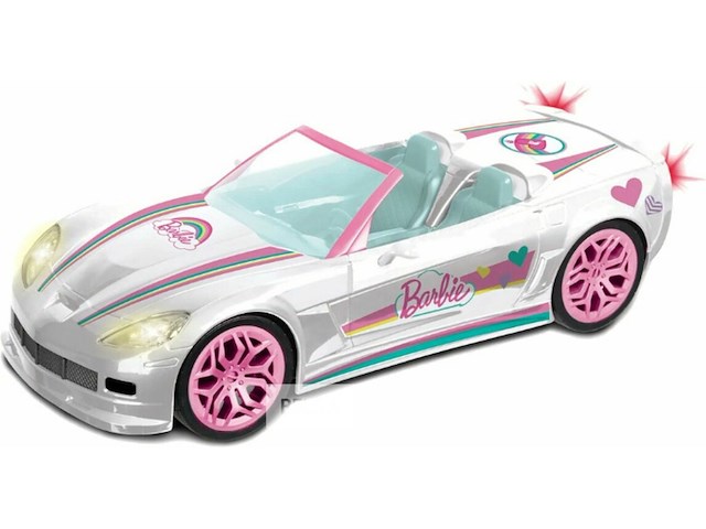 Barbie witte cabrio - afbeelding 2 van  2