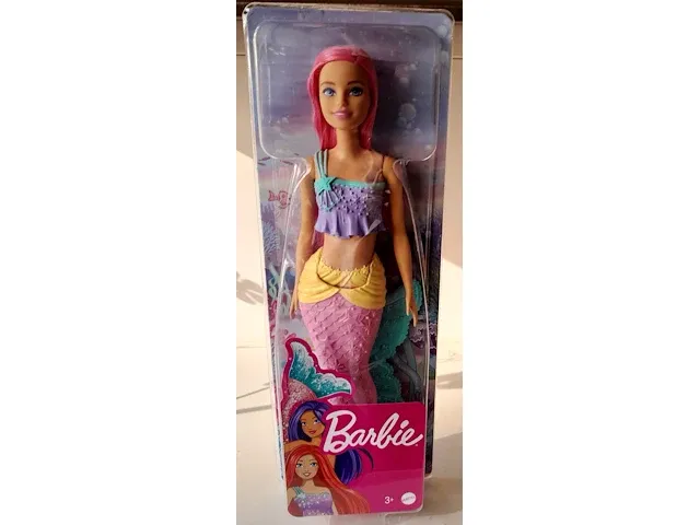 Barbie zeemeermin 12 x 32,5 cm - afbeelding 1 van  5