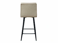 Barkruk beige boucle (4x) - afbeelding 3 van  4