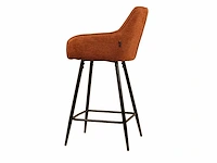 Barkruk oranje weave (4x) - afbeelding 2 van  4