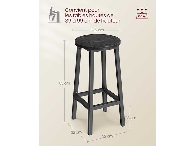 Barkruk (x6) - afbeelding 8 van  9