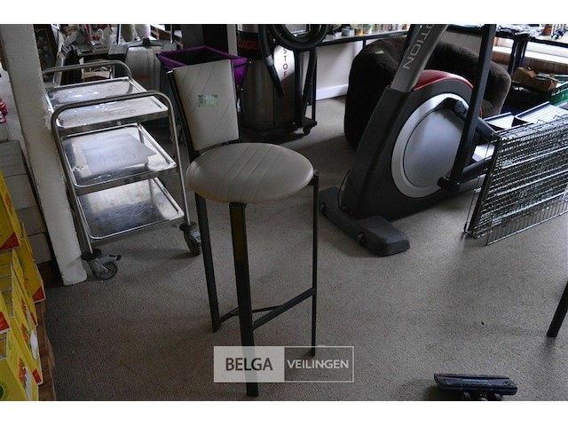 Barkrukje ijzeren onderstel - afbeelding 2 van  4