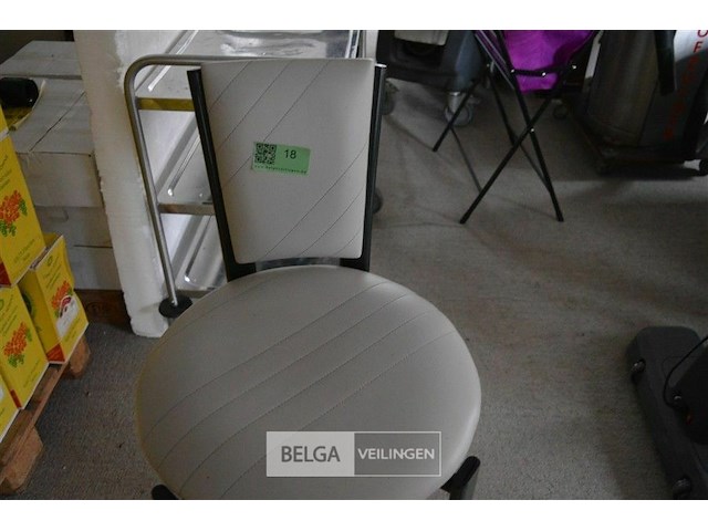 Barkrukje ijzeren onderstel - afbeelding 3 van  4