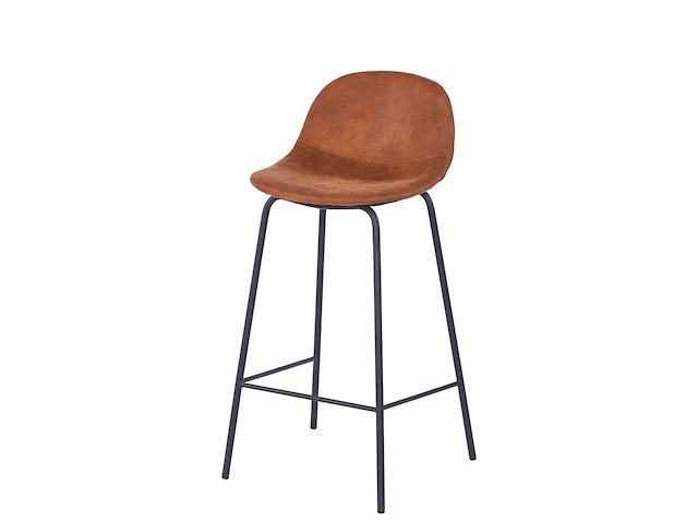 Barkstoelen drop - zakari - kleur: cognac (22x) - afbeelding 1 van  5