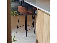 Barkstoelen drop - zakari - kleur: cognac (22x) - afbeelding 2 van  5