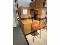 Barkstoelen drop - zakari - kleur: cognac (22x) - afbeelding 5 van  5