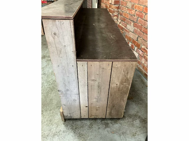 Barmeubel steigerhout mobiel - afbeelding 5 van  10