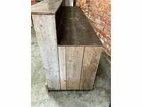 Barmeubel steigerhout mobiel - afbeelding 5 van  10