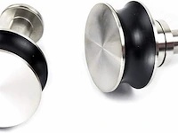 Barn-door single schuifdeur beslag 6ft geborsteld rvs plafondmontage - afbeelding 2 van  6