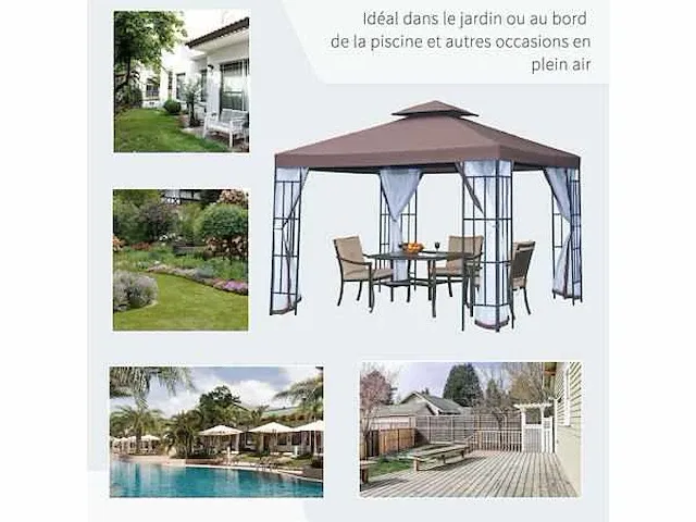Barnum gazebo koloniale stijl buitentent - afbeelding 5 van  9